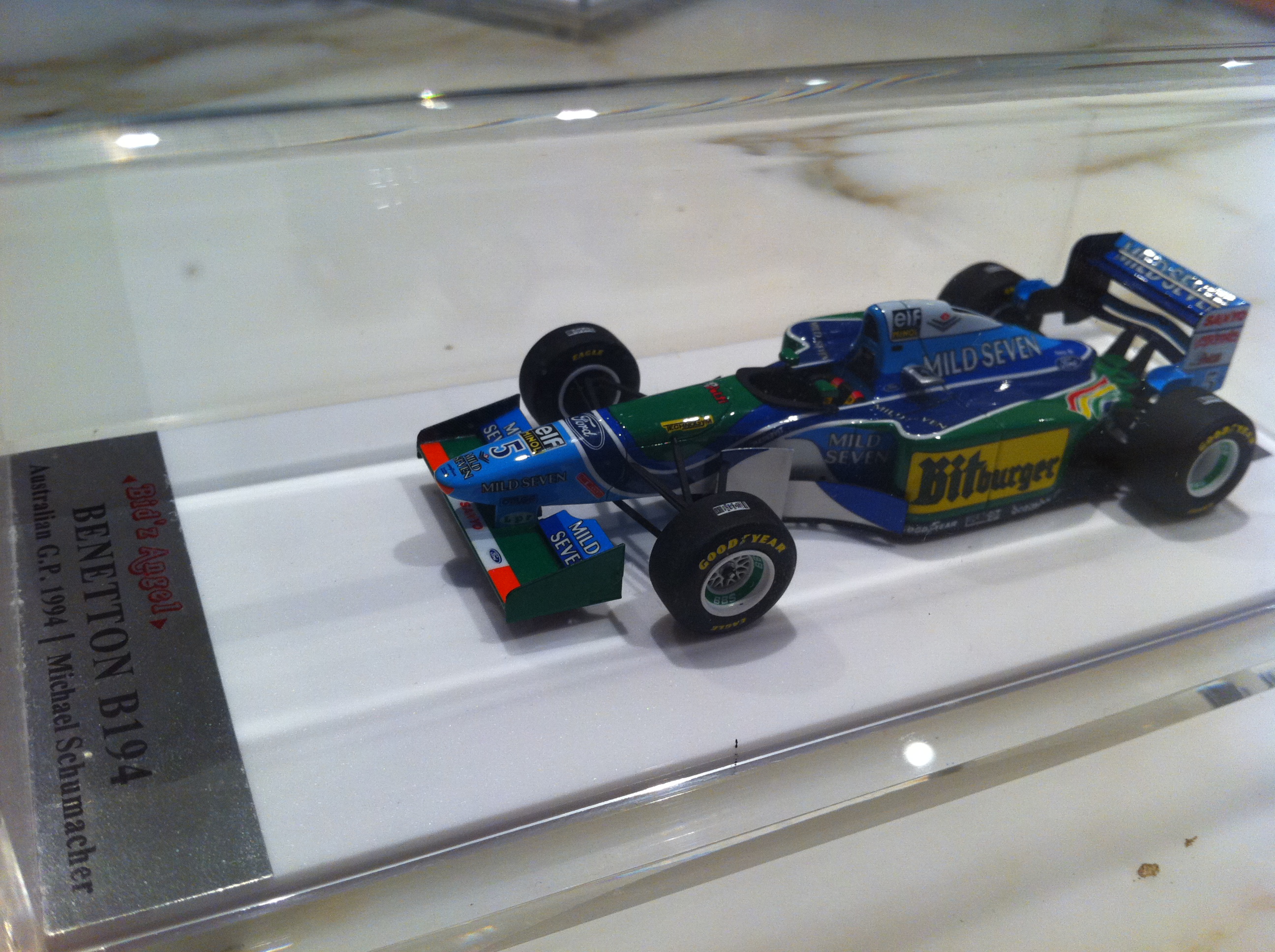 Car: Benetton Ford B194 Race: 1994 Australian Grand Prix Driver 